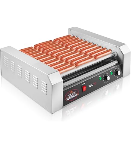 Amazon.com: Olde Midway Glass Cover ONLY for Hot Dog 11 Roller